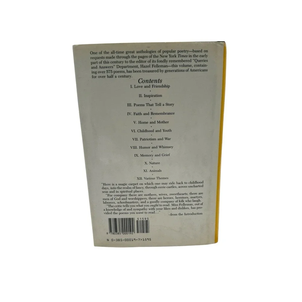 The Best Loved Poems Of The American People 1936 Poetry Hardcover 1st Edition HB